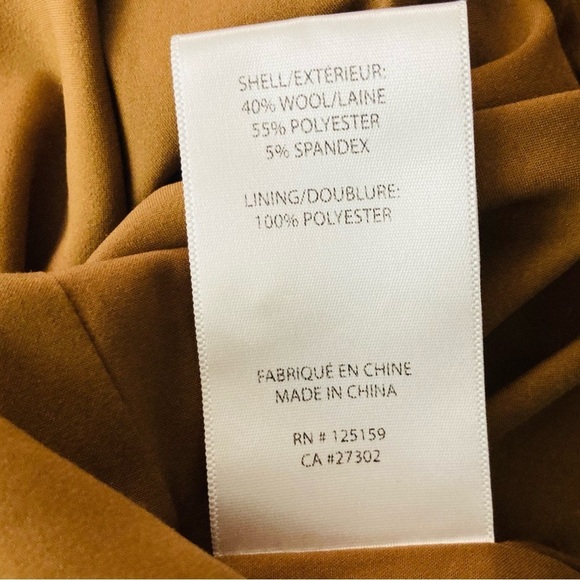 Mackage brown wool blend mini dress. Size 0. - Picture 6 of 6